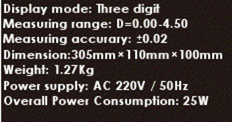 Digital Densitometer